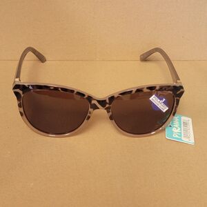 Piranha Polarized Reduced Glare Brown Two Tone Print Sunglasses Style # 62109